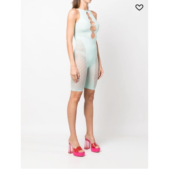 AS SEEN ON KYLIE JENNER - Poster Girl - Jetta Jumpsuit - Soft Turquoise - Picture 13 of 15